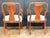 Queen Anne Open Carved Arm Chairs of Burl Walnut (Two Available) For Sale - Image 10 of 11