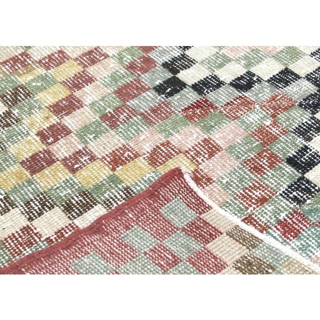 1960s Turkish Mid-Century-Modern Rug For Sale - Image 4 of 5