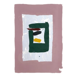 Kikuo Saito, Pink Square, Silkscreen For Sale