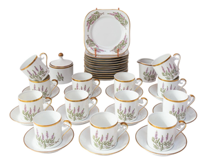 Coffee Set for Twelve People from Hackefors, 1950, Set of 39