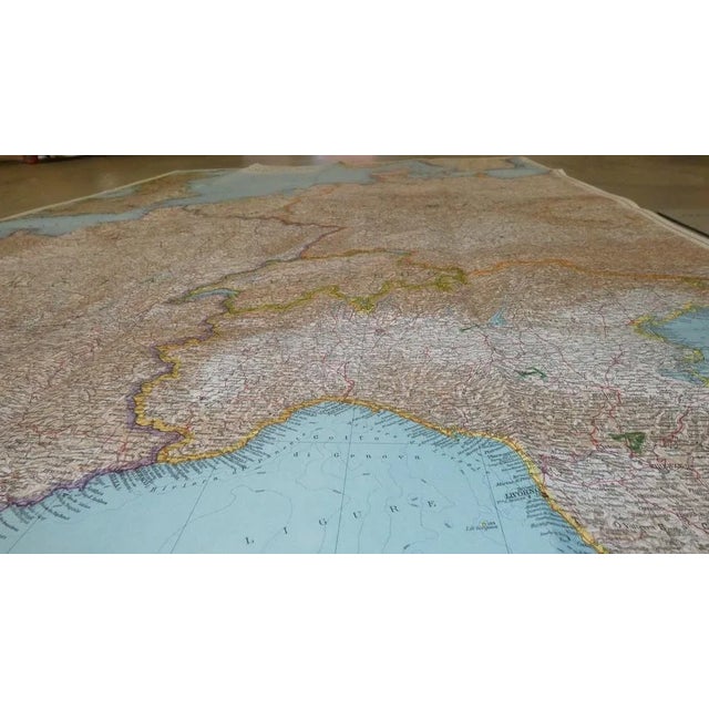 Opera Cartographic Mirabile Card from North Sea to the Mediterranean and Ethnographic Europe from C. T. I. Milan, Italy, 1939, Set of 3 For Sale - Image 9 of 18