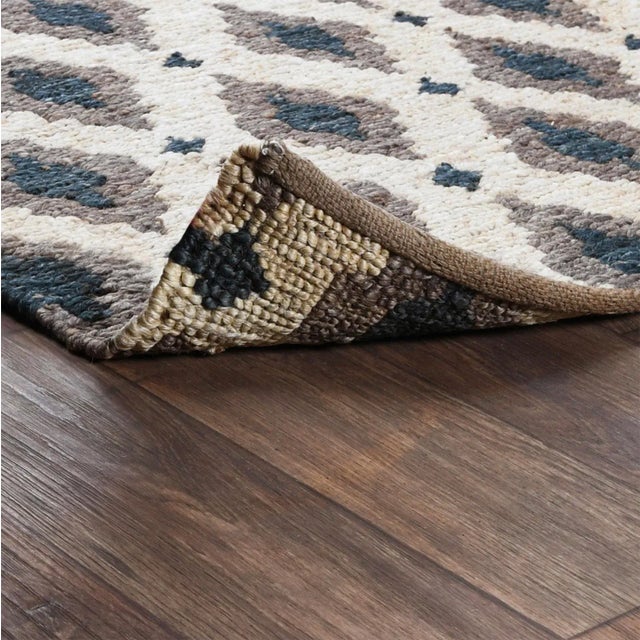 Moroccan Indio Soumak Ivory Multi Rug 2x3 For Sale - Image 3 of 5