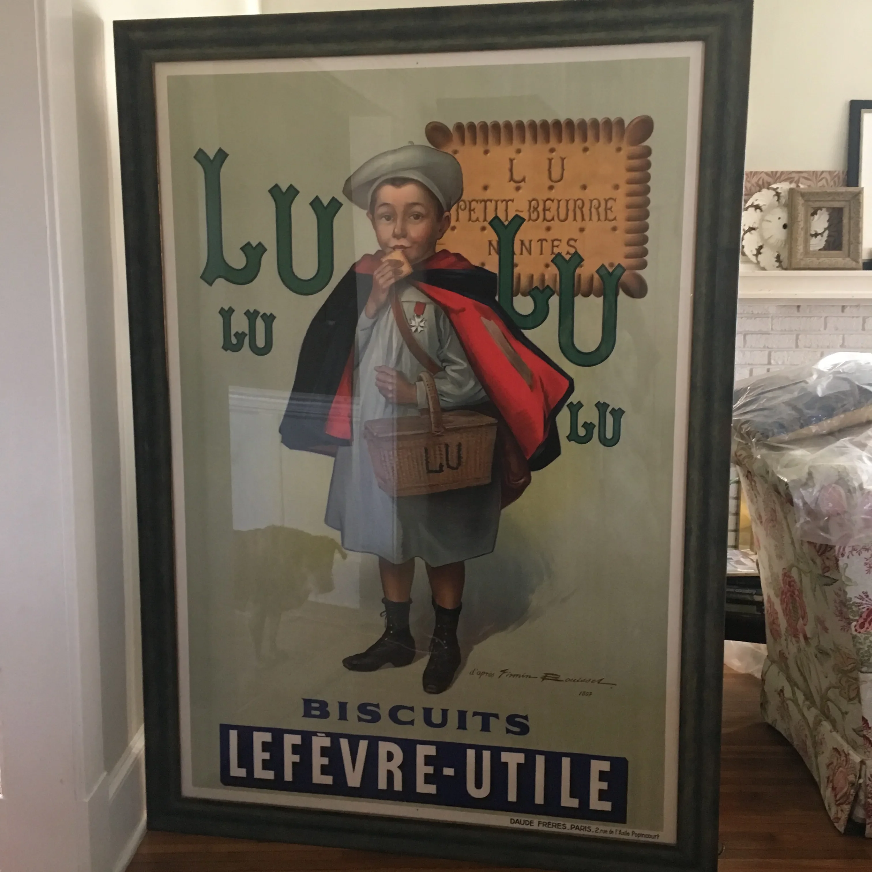 LuLu Le Petit Ecolier Lithograph Poster | Chairish