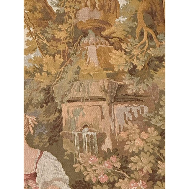 Vintage Aubusson French Jaquar Tapestry, 1960s For Sale - Image 9 of 18