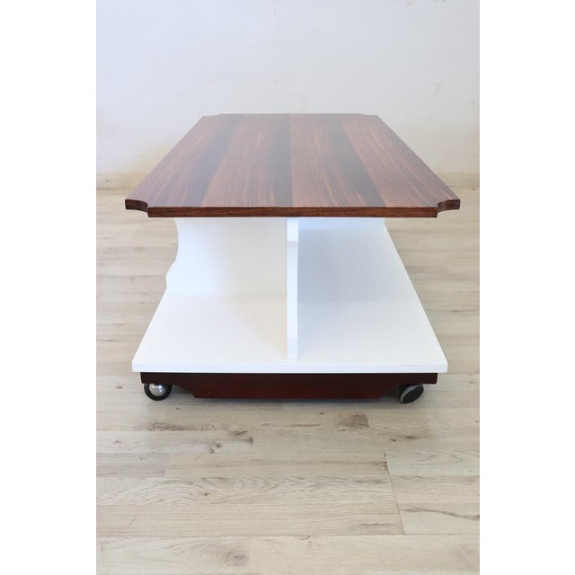 1970s Two Colors Coffee Table, 1970s For Sale - Image 5 of 11