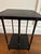 1950s Black Leather Side Table by Jacques Adnet For Sale - Image 4 of 4