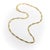Modern Vintage 18k Gold 18” Fancy Link Chain For Sale - Image 3 of 8