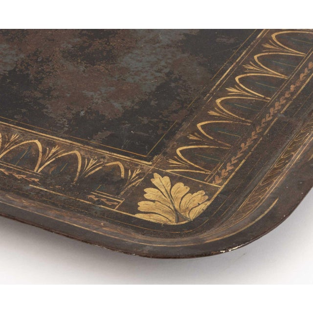 American Paint-Decorated Tole Tray For Sale - Image 4 of 9