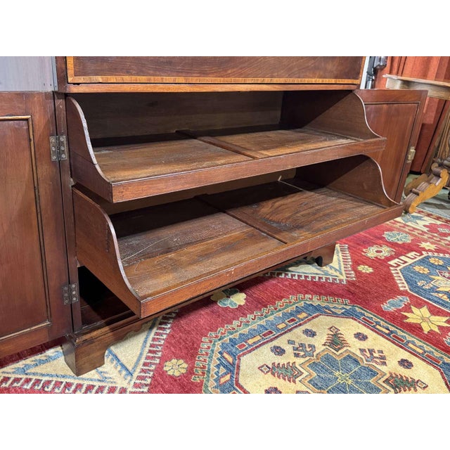 19th Century Victorian Mahogany Writing Desk For Sale - Image 16 of 18