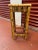 Chinoiserie Vintage Burnt Bamboo Side Table/Plant Stand For Sale - Image 3 of 10
