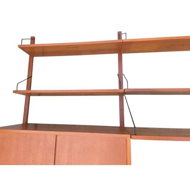 1950 Poul Cadovius Design Wall Mounted Shelf Modular Royal System Teak Cado Unit For Sale - Image 16 of 16