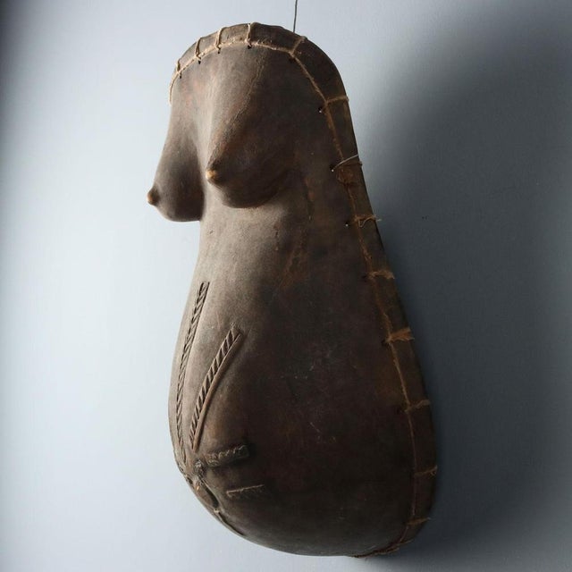 Makonde Art Mozambique Wooden Breastplate For Sale - Image 4 of 11