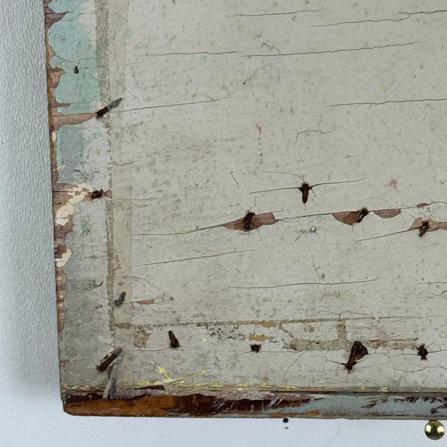 Wood Astounding 1920s Art Deco Hand Painted "The Shoemakers" Trade Sign With Carved Letters & the Cobbler For Sale - Image 7 of 12