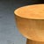 Side Table with Hemispherical Top in Beige Mango Wood, 1980s For Sale - Image 11 of 18