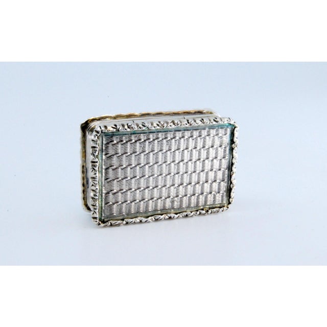 Silver and Gold Vinaigrette Box, in Very Good conditions. Designed before 1890 This piece has an attribution mark, I am...