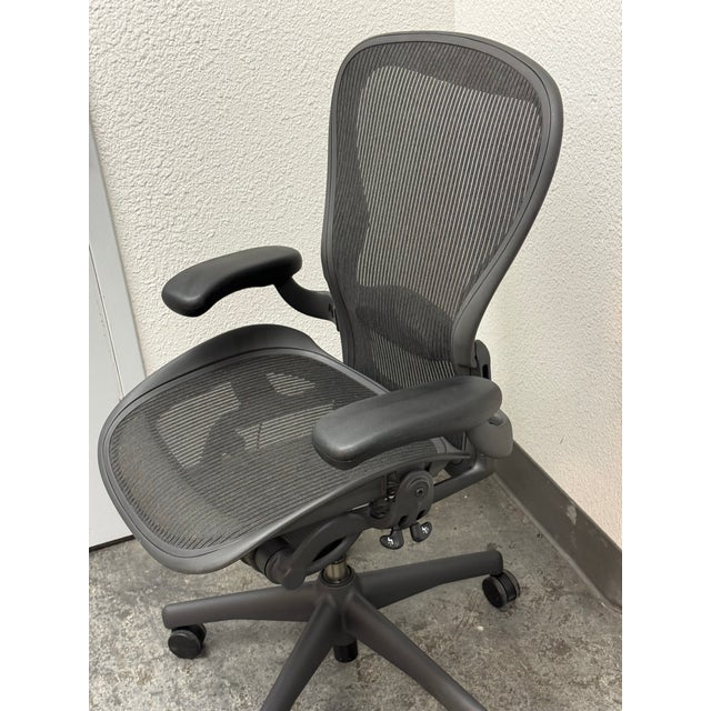 Modern Herman Miller Aeron Office Chair, C For Sale - Image 3 of 12