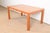Brown Milo Baughman Style Burl Wood Parsons Extension Dining Table by Lane, Newly Refinished For Sale - Image 8 of 12