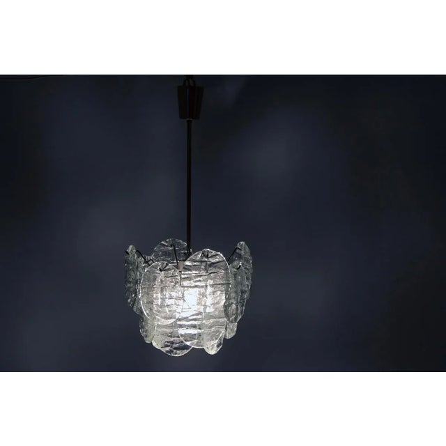 Glass Pendant Lamp from Kalmar, 1960s For Sale - Image 3 of 10
