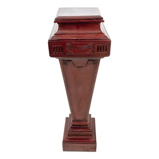 Louis XVI Style Mahogany Pedestal For Sale