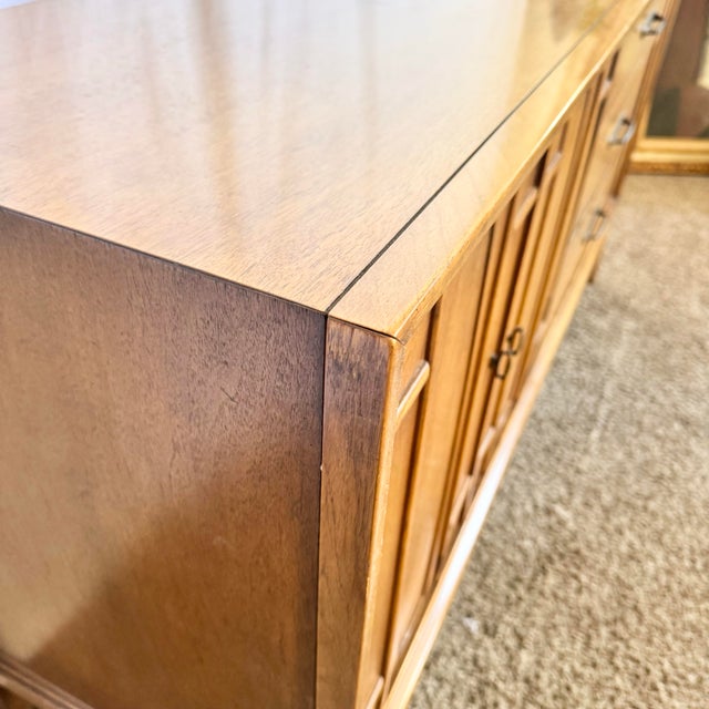 Mid Century Modern Walnut Credenza For Sale - Image 10 of 11