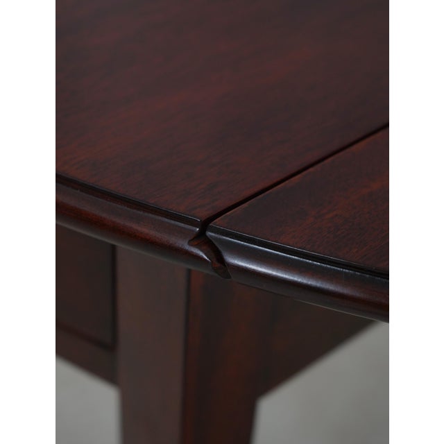 Henkel Harris Federal Style Mahogany Pembroke Drop Side Table For Sale - Image 12 of 18