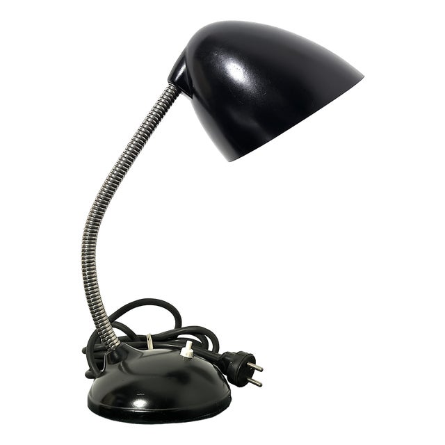 Vintage Cole Desk Lamp by Eric Kirkman for Elektrosvit, 1940s For Sale