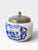 1930s Hand-Painted Dutch Delft Blue Tobacco Jar & Humidor with Brass Lid from Goedewaagen, Gouda, 1930s For Sale - Image 5 of 16
