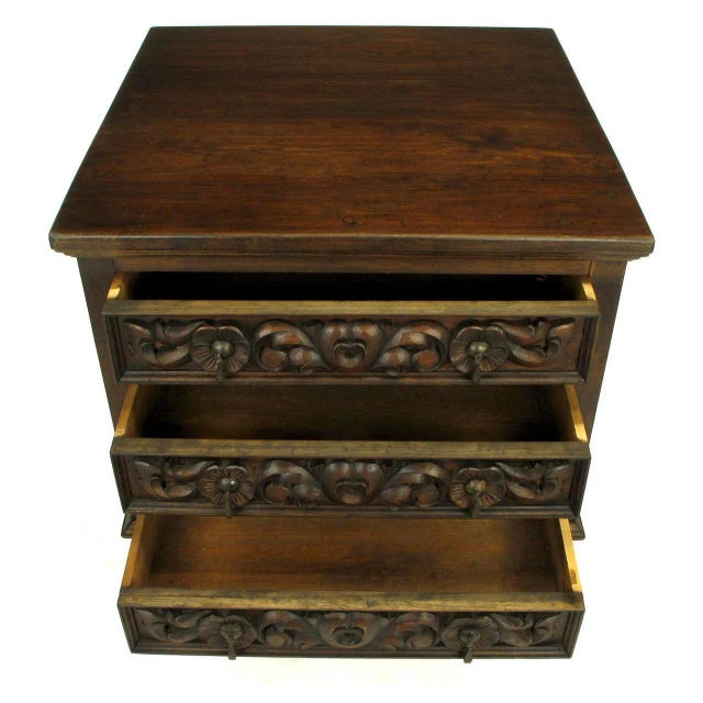 Wood Artisan Handcrafted Artes De Mexico Three-Drawer Commode For Sale - Image 7 of 10