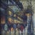 Glass Early 20th Century Oil on Board Paris Street Scene After Galien Laloue Ornate Frame For Sale - Image 7 of 8