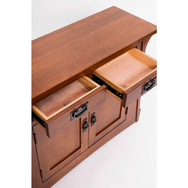 Mission Crofter Style Entry Cabinet Micheals Cherry For Sale - Image 4 of 8