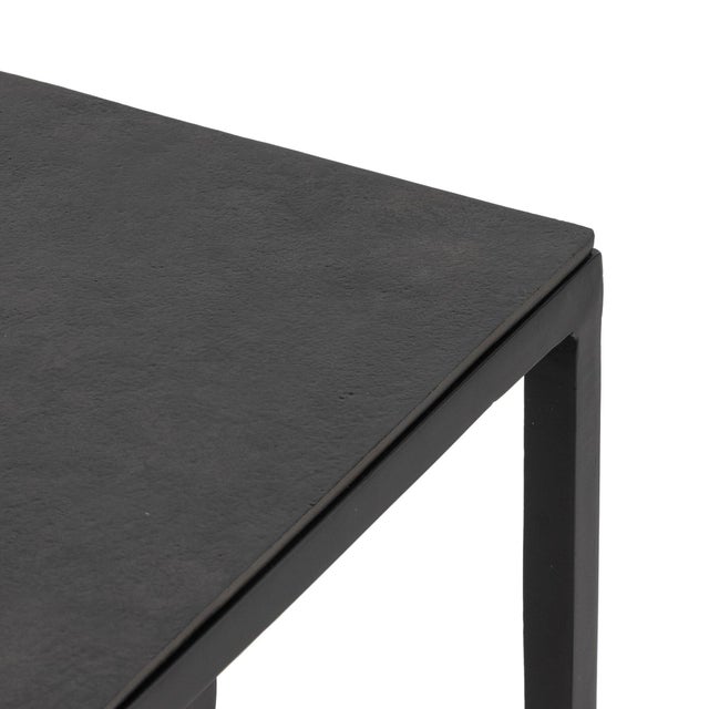 Four Hands Dalston Nesting End Table - Raw Black For Sale In Austin - Image 6 of 8