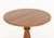 Brown American Circular Pine Wood Pedestal Table For Sale - Image 8 of 8