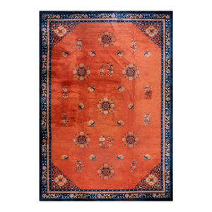 Vintage 1980s Chinese Peking Carpet ( 12'4" x 18' - 375 x 550 )