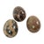 Stone Large Marble Natural Stone Decorative Eggs, 1980s, Set of 3 For Sale - Image 7 of 12