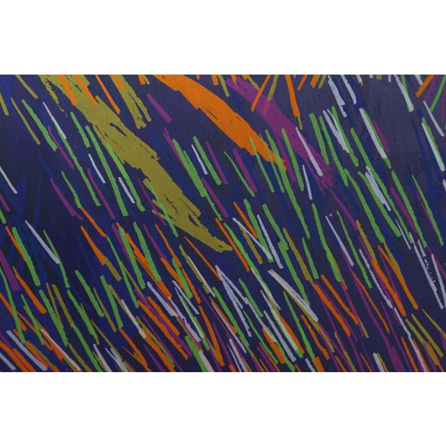 Abstract Ronnie Landfield, Untitled, Screenprint For Sale - Image 3 of 5