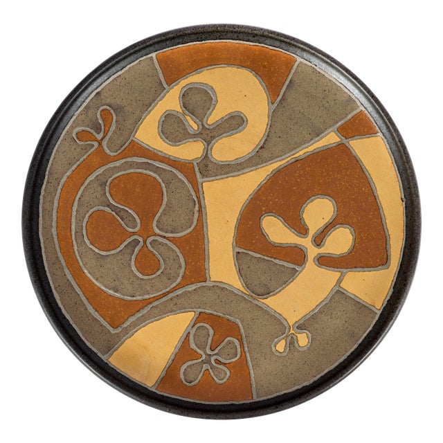Clyde Burt Ceramic Charger For Sale In Chicago - Image 6 of 6