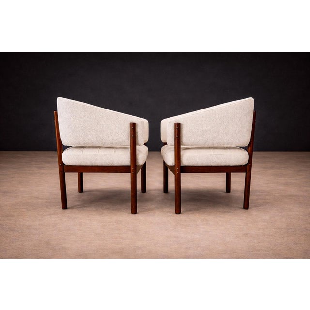 Pair of “Senior” Armchairs in Rosewood, Jorge Zalszupin, 1960s For Sale - Image 14 of 16