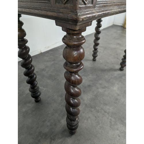 Louis XIII Oak Gaming Table For Sale - Image 9 of 10