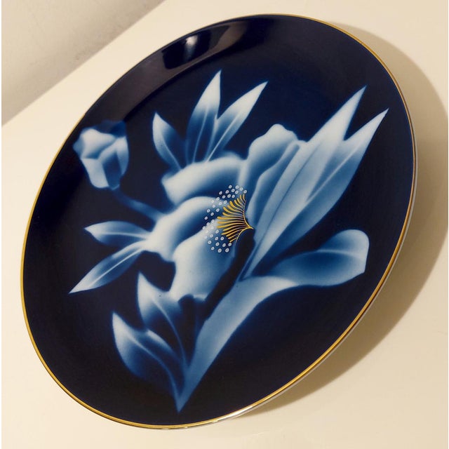 Vintage Japanese Fukagawa Arita Plate, 1960 For Sale - Image 6 of 10
