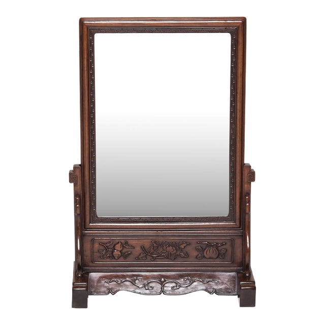 Chinese Table Screen Mirror, c. 1850 For Sale