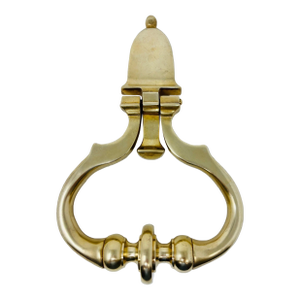 1940s Georgian Style Solid Polished Brass Door Knocker