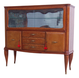 Mobile Bar with Internal Lighting, 1950s
