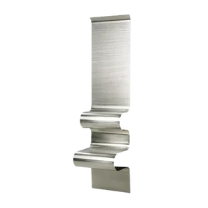 Silver Wave Nightstand by Julien Vidame