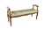 French Provincial Vintage Minton Spidell French Provincial Style Walnut Window Bench & Pillows For Sale - Image 3 of 18