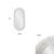 Coralline Oversized Oval Mirror For Sale - Image 11 of 11
