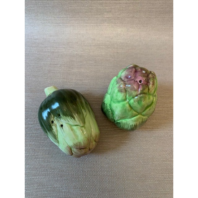 Artichoke Salt And Pepper Shakers Fitz Floyd Chairish