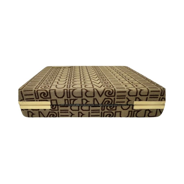 Brown Vintage Pierre Cardin 28-Piece Domino Set Game For Sale - Image 8 of 12