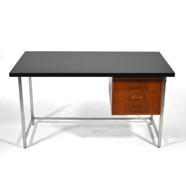 Mid-Century Modern Torben Strandgaard Desk by Møbelfabriken Falster For Sale - Image 3 of 12