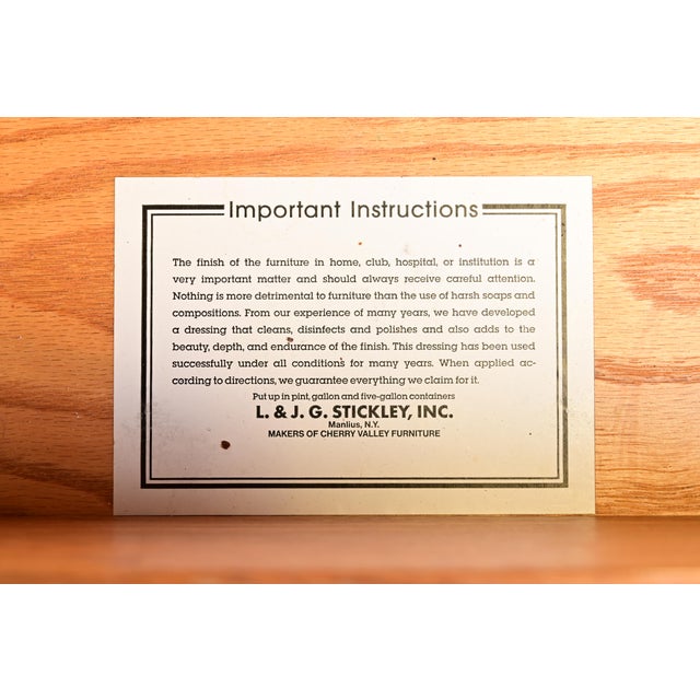 Stickley Harvey Ellis Collection Mission Oak Arts & Crafts Nine-Drawer Triple Dresser For Sale - Image 11 of 15