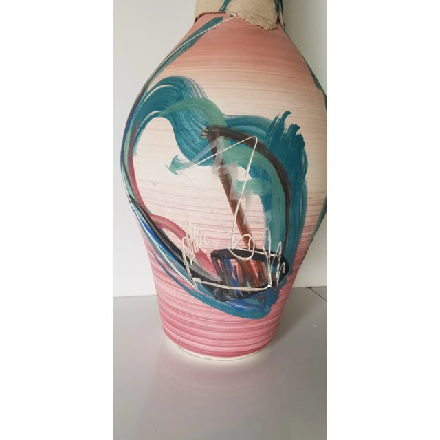 For your consideration we a so very delighted make available this truly lovely large vintage handmade and painted colorful...